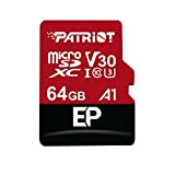 Patriot Memory Carte Mémoire MicroSDXC EP Series A1 V30 64 Go jusqu'á 90Mo/Sec PEF64GEP31MCX