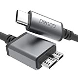 Pengo Câble USB C vers USB Micro B 3.0, Cable Disque Dur Externe USB C pour Toshiba Canvio, WD, Seagate, ...