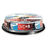 Philips DR4S6B10F/00 10 DVD+R Spindle 16x 120 min 4,7 Go