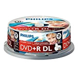 Philips DVD+R 8,5GB DL 8X IW SP (25) 80100011400 25er Printable