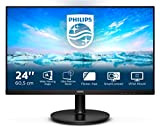 Philips Monitors Écran 242V8LA 60 cm (23,8 Pouces) (HDMI, DisplayPort, 1920 x 1080 px, 75 Hz, FreeSync) Noir