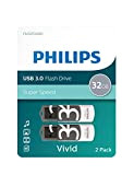 Philips USB 3.0 32 Go Édition Vivid Gris Ombre Lot de 2