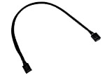 Phobya Mâle sur Mâle PWM 4pins - 30cm - Noir Câbles Câbles de Ventilateur & Adapter