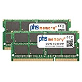 PHS-memory 32Go (2x16GB) Kit RAM mémoire s'adapter QNAP TS-451+ DDR3 So DIMM 1600MHz PC3L-12800S