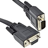 Plat 15 Broches VGA câble Mâle Fiche vers Femelle Femelle d'extension Rallonge câble 1 m [1 mètre/1m]