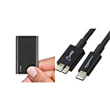 PNY CS1050 Elite 480 Go SSD Externe - USB 3.1 & Amazon Basics Câble USB Type-C vers Micro-B 3.1 2e ...