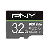 PNY PRO Elite Carte mémoire microSDHC 32 Go + Adaptateur SD, Vitesse de Lecture jusqu'à 100 Mo/s, Vitesse d'écriture jusqu'à ...
