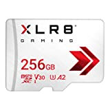 PNY XLR8 Gaming Carte microSDXC 256GB Class 10 U3 V30 A2, Vitesse de Lecture jusqu'à 100MB/s, Idéale pour Les Smartphones, ...