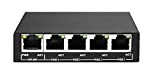 PoE Switch PS504 Mini commutateur PoE Power Over Ethernet, 5 ports LAN RJ45, 4 ports LAN POE RJ45, 802.3AF, 48V ...