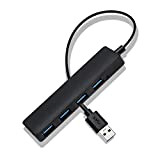 POHOVE Hub USB,4 Ports USB Hubs Portable Multi USB avec 3 USB 2.0, 1 USB 3.0 pour Laptop, Clés USB, ...