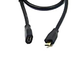 POPESQ® 1 pcs. x USB 2.0 Premium Cable Premium Micro USB Connecteur Male - Micro USB Connecteur Femelle Rallonge 0.5m ...