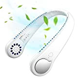 Portable USB Ventilateur de cou sans lame Silencieux avec flux d’air à 360°, personnel Mini Mobile Collier Ventilateur Nuque Refroidisseur ...
