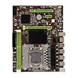 pour Carte Mère X58 Pro M ATX, Carte Mère LGA 1366 DDR3 avec Emplacement pour Carte Graphique PCI Express 16X, ...