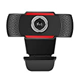 PRDECE Webcam 720p HD Webcam Camera Rotating Pc Computer Computer with Calling Noise Cancelling Mic