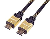 PremiumCord 4K Câble HDMI 2.0b Haute Vitesse M/M 18Gbps avec Ethernet, Compatible avec Vidéo 4K@60Hz, Deep Color, 3D, Arc, HDR, ...