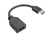 PremiumCord Adaptateur Flexible HDMI mâle vers Femelle pour connecter Le câble à Votre téléviseur