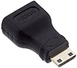 PremiumCord Adaptateur Mini HDMI plaqué or HDMI femelle vers Mini HDMI mâle pour Full HD 1080p, 3D, couleur noir