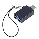 PremiumCord Adaptateur USB-C vers USB 3.0, OTG, USB 3.1 Type C mâle, USB 3.0 Type A Femelle, Noir avec œillet ...