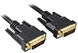 PremiumCord Câble de connexion DVI - 3 m, Dual Link, DVI-D (24 + 1) mâle vers mâle, numérique, Full HD ...