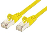 PremiumCord Câble Patch, CAT6a, S/FTP, PIMF, Ethernet, LAN, Rapide, Flexible et Durable RJ45 10Gbit/s Câble, AWG 26/7, Câble en Cuivre ...