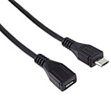 PremiumCord Câble rallonge Micro USB 2.0 mâle/Femelle Noir 3 m