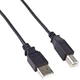 PremiumCord Câble USB 2.0 Haute Vitesse M/M 2 m, mâle A vers B, câble de Connexion USB pour Scanner, etc. ...