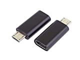 PremiumCord USB-C pour l'adaptateur Micro USB, Socket Micro-B/Plug-in USB-C/USB 2.0, Noir