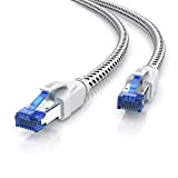 Primewire - 1m Câble réseau Cat 8.1 40Gbits - Câble Ethernet Cat 8 LANGigabit 40Gbps 1 mètre - Câble de ...