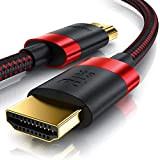 Primewire - Câble HDMI 2.1 8k 4k 3m 3 mètres, 8 k @ 30Hz, 120Hz avec DSC, 4 k @144Hz, ...