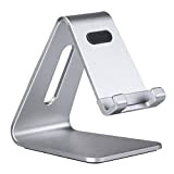 Probityli Support de Bureau de Support de Bureau d'alliage d'aluminium de Bonne qualité for iPhone, Galaxy, Huawei, Xiaomi, LG, HTC ...