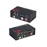 Professional UHD 4K @ 30Hz 1080P@120Hz Extender KVM Via TCP/IP Ethernet, 16 Ensembles de commutateurs Dip, Transmission jusqu'à 120 m ...