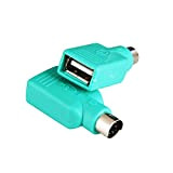 PS2 à USB Femelle À PS / 2 Adaptateur Chargeur Convertisseur Mâle pour Clavier Souris 2 pcs par Oxusbor (Avis: ...