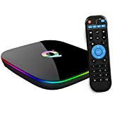 Q Plus Android 9.0 TV Box 4Go RAM 64Go ROM H6 Quad-Core cortex-A53 Support 3D 6K Ultra HD H.265 2.4GHz ...