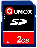 QUMOX 2pcs Pack 2Go SD Secure Digital Flash Memory Card 2 Go 2048 Mo Carte memoire SD pour Telephone Appareil ...