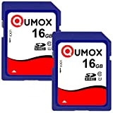 QUMOX 2x 16Go SD HC 16 Go Class 10 UHS-I 16Go Secure Digital Carte Mémoire