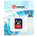 QUMOX 32GB Go SDHC Memory Card Carte mémoire Class 10 UHS-I Grade 1