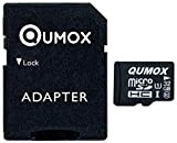 QUMOX 32GB Micro SD Memory Card Class 10 UHS-I 32 GB 32Go Go Carte mémoire HighSpeed Write Speed 15MB/S Read ...