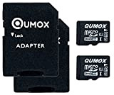 QUMOX 32GO Micro SD Memory Card Class 10 UHS-I 32 GO 32Go Carte memoire HighSpeed Write Speed 15MB/S Read Speed ...