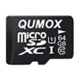 QUMOX 64 Go 64Go Micro SD SDXC Memory Card Carte mémoire Class 10 UHS-I Grade 1