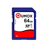 QUMOX 64Go 40 Mo/s SD XC 64 Go Classe 10 UHS-I Carte mémoire numérique sécurisée