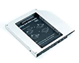 QUMOX SATA 2.5" Hard Drive Caddy Support Caddy Disque Dur 2.5" 12.7mm SSD HDD Adaptateur aportables Laptop SSD Bay Disque ...
