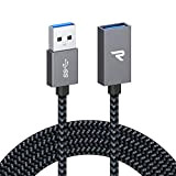 RAMPOW Câble Rallonge USB 3.0 2m - Câble Extension USB 3.0 Mâle A vers Femelle A 5Gbps pour Clé USB, ...