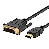 Rankie Câble Adapteur HDMI vers DVI, Bidirectionnel, 3m, Noir