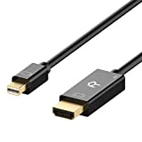 Rankie Câble Mini DisplayPort (Thunderbolt) (Mini DP) vers HDMI, 4K, 1,8m, Noir