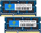 Rasalas DDR3 16GB Kit (2x8GB) DDR3 1600MHz PC3L-12800 16GB DDR3 Non ECC Unbuffered 1.35V CL11 2Rx8 Dual Rank SODIMM Laptop ...