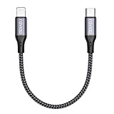 RAVIAD Câble USB C vers Lightning 0.5M [MFi Certifié] Câble USB C Lightning Charge Rapide Power Delivery Compatible avec iPhone ...