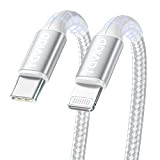 RAVIAD Câble USB C vers Lightning 1m/3.3ft [Certifié MFi] Câble USB C Lightning Charge Rapide Power Delivery Compatible avec iPhone ...