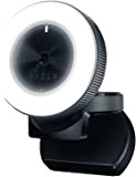 Razer Kiyo - Caméra de Streaming avec éclairage Circulaire (Webcam USB, vidéo HD 720p, 60 FPS, Compatible avec Le Logiciel ...