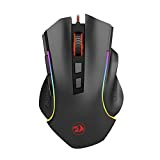 Redragon M607 Griffin Gaming Mouse, Pixart PMW3212 7200 DPI Optical Sensor, RGB Customizable Lighting, 7 Programmable Buttons, Integrated Memory, Switches ...