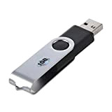 REFURBISHHOUSE 1G 1GB 1GO USB Key Clé Stockage Mémoire Flash Disk Drive 2.0 Design Couleur à Choix Noir